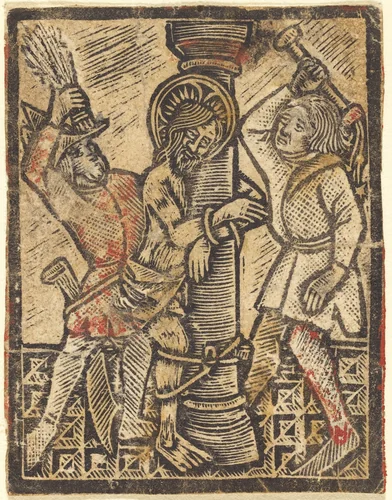 The Flagellation by German 15th Century, print, 1470-1480
