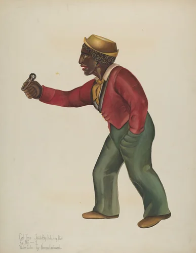 Hitching Post by Norma Lockwood, index of american design, 1935-1942