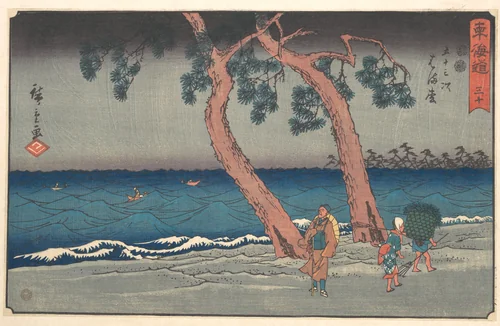 Hamamatsu by Utagawa Hiroshige (歌川広重), print, 1830-1850