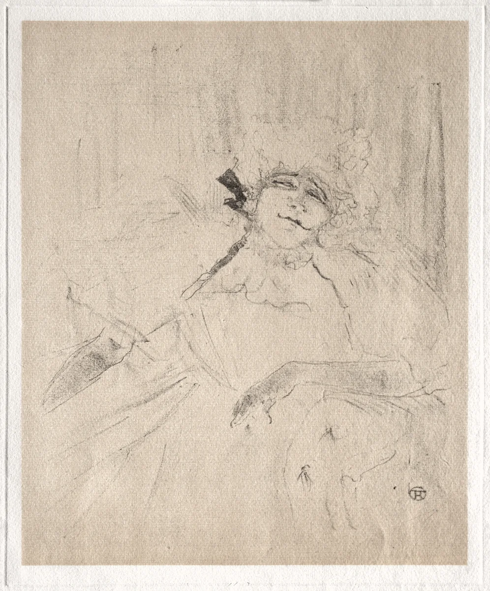 Yvette Guilbert: Chanson Ancienne by Henri de Toulouse-Lautrec, print, 1898