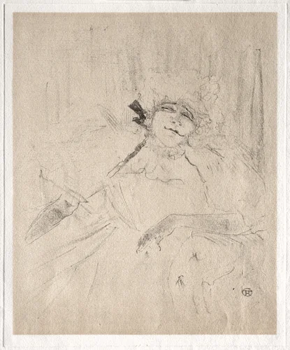 Yvette Guilbert: Chanson Ancienne by Henri de Toulouse-Lautrec, print, 1898