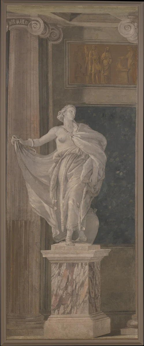 Allegorical Figure Representing Metaphysics by Giovanni Battista Tiepolo, painting, 1760