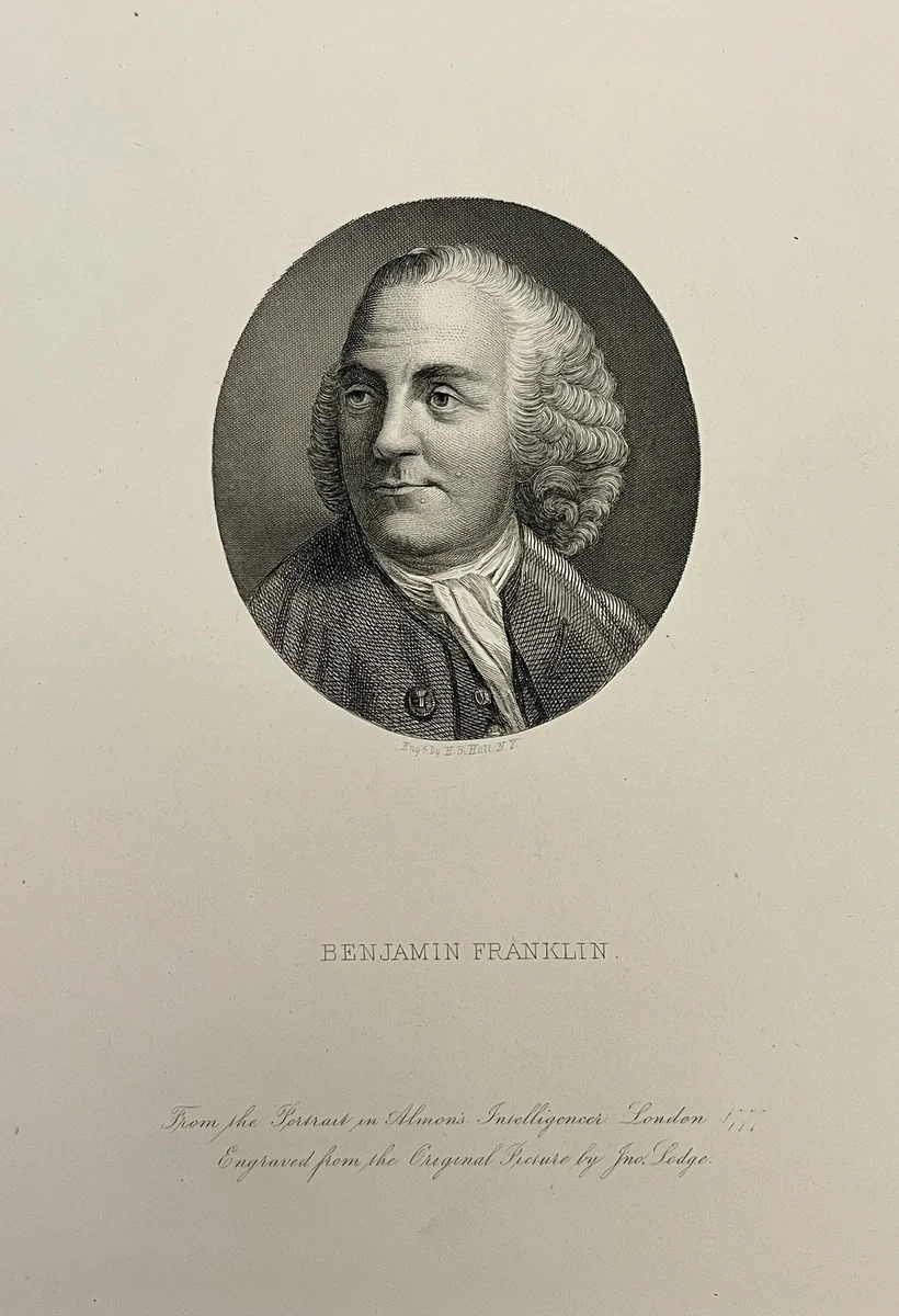 Benjamin Franklin by Henry Bryan Hall, other, 1828-1884
