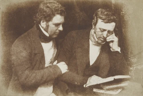 Mr. W.S. Orr and Peter Fraser by David Octavius Hill, Robert Adamson, photograph, 1841