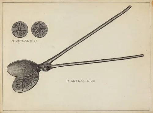 Wafer Iron by Raymond Manupelli, index of american design, 1936
