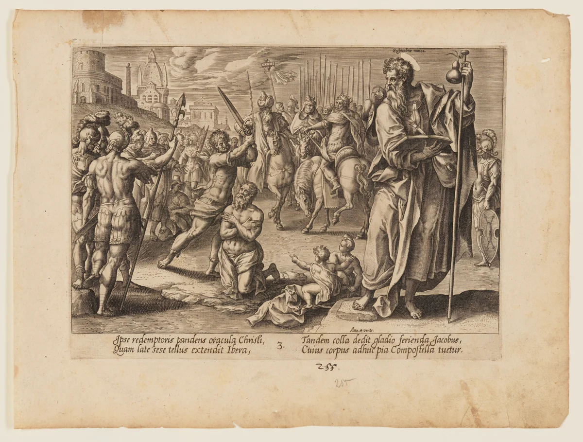 The Martyrdom of St James Major, from The Martyrdom of Christ and the Apostles by Hendrick Goltzius, print, 1573-1583