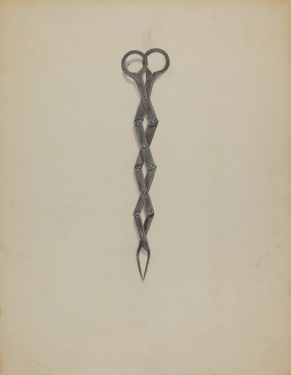Tongs by Richard Schoene, index of american design, 1936