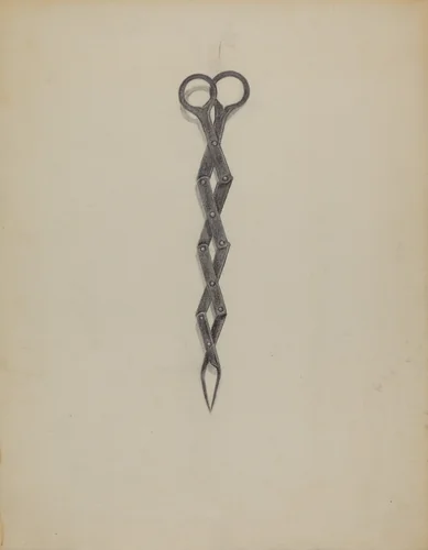 Tongs by Richard Schoene, index of american design, 1936
