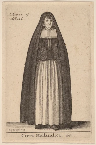 Cives Hollandica by Wenceslaus Hollar, print, 1643