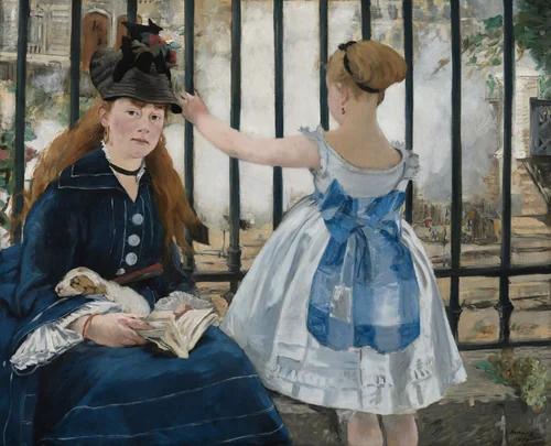 The Railway by Edouard Manet, painting, 1873
