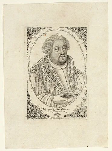 Martin Luther by Johann Michael Püchler, print, 1679-1709