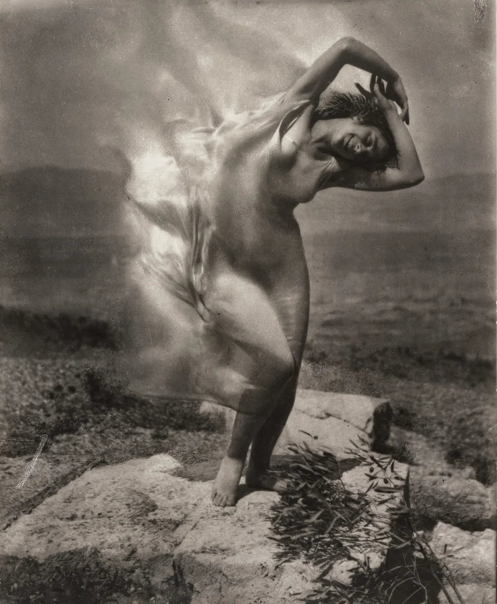 Wind Fire, Therese Duncan by Edward Steichen, photograph, 1921