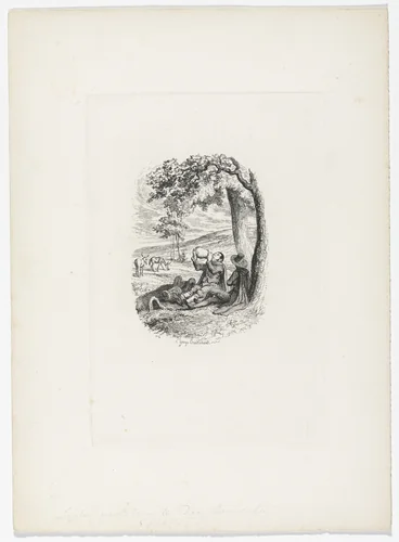 The Author & his Guide from Rambles in the Footsteps of Don Quixote by Henry D. Inglis by George Cruikshank, illustrated book, 1837