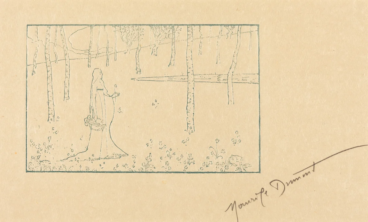 Sappho by Maurice Dumont, print, 1869-1899