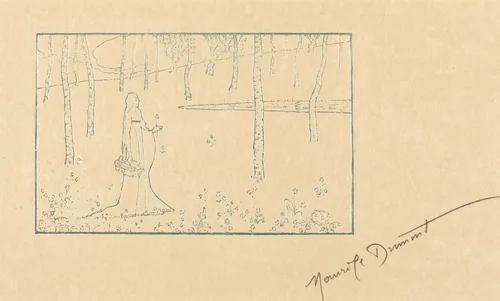 Sappho by Maurice Dumont, print, 1869-1899