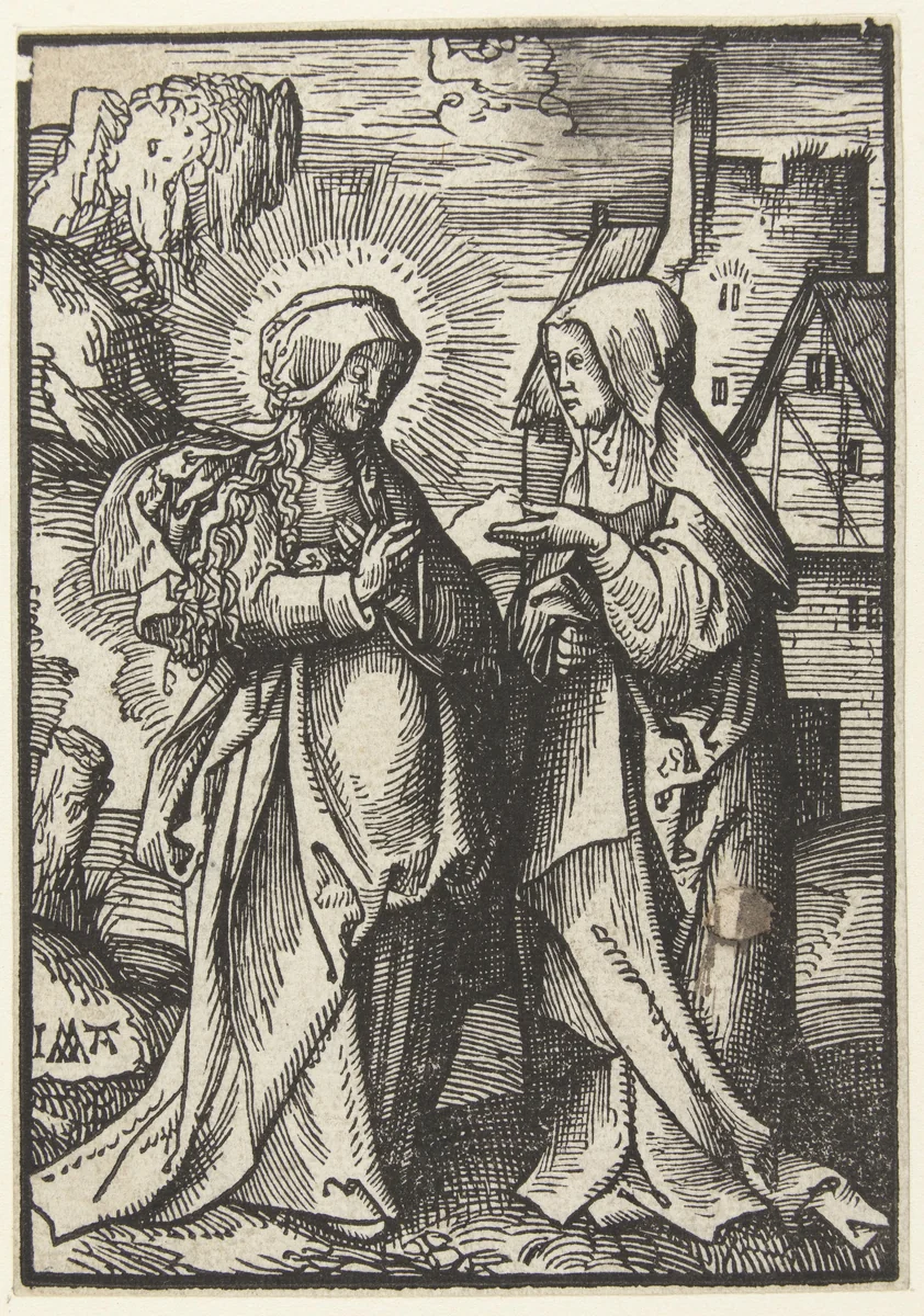 Visitatie by Unknown, print, 1520-1521