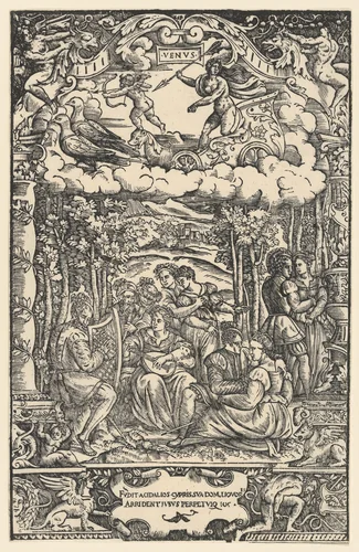 The Dominion of Venus, from 'The Seven Planets' by Girolamo Grandi, print, 1533