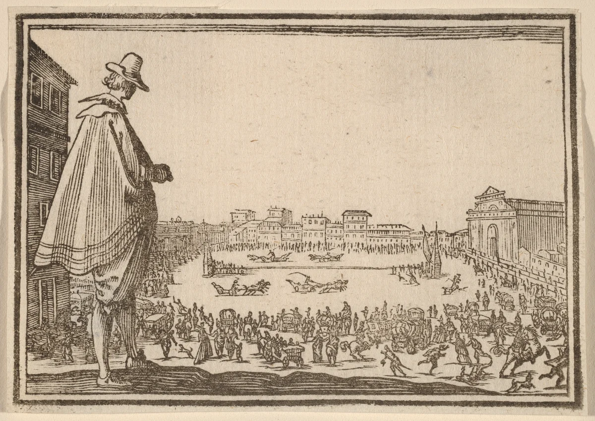 Piazza Santa Maria Novella, Florence by Edouard Eckman
Jacques Callot, print, 1621