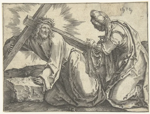 Kruisdraging by Unknown, print, 1515