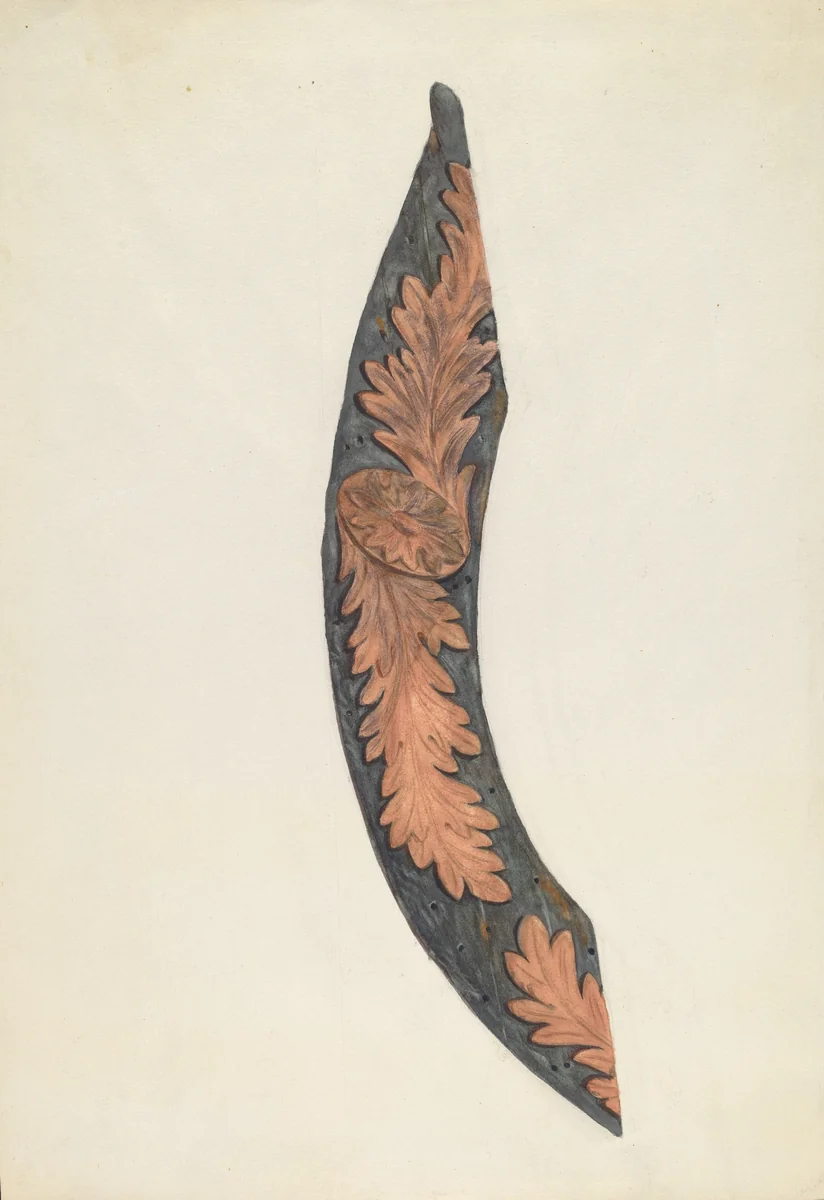 Bow Piece of a Ship by Lucille Chabot, index of american design, 1936