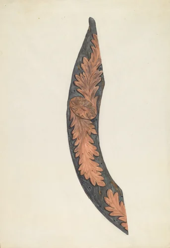 Bow Piece of a Ship by Lucille Chabot, index of american design, 1936