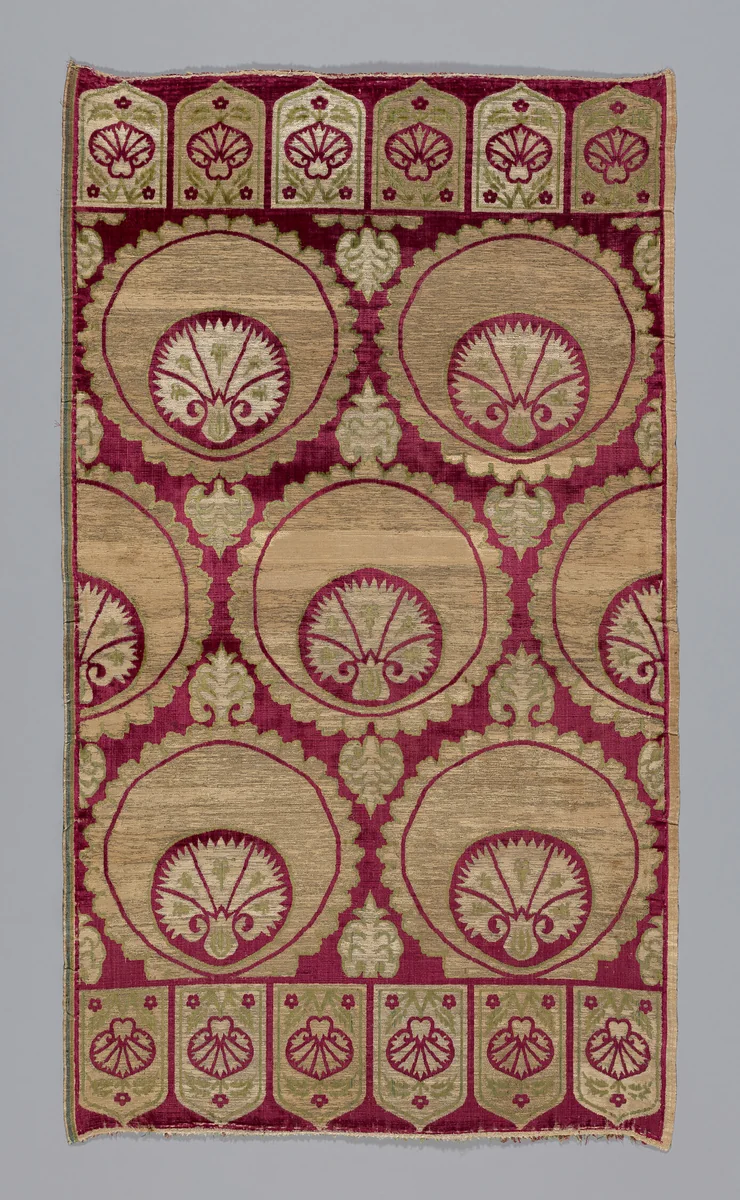 Cushion Cover by Turkey, Bursa, textile, 1575-1625