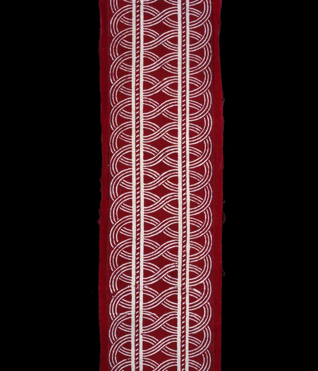 Border by England or United States, textile, 1801-1900