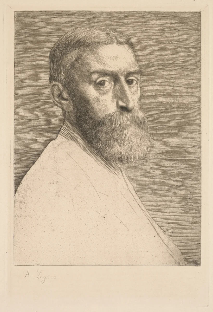 Sir Edward Poynter by Alphonse Legros, print, 1877