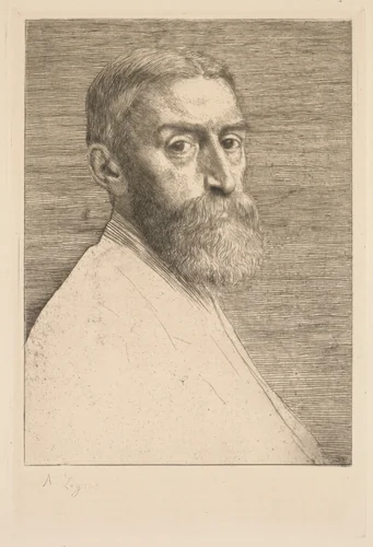 Sir Edward Poynter by Alphonse Legros, print, 1877