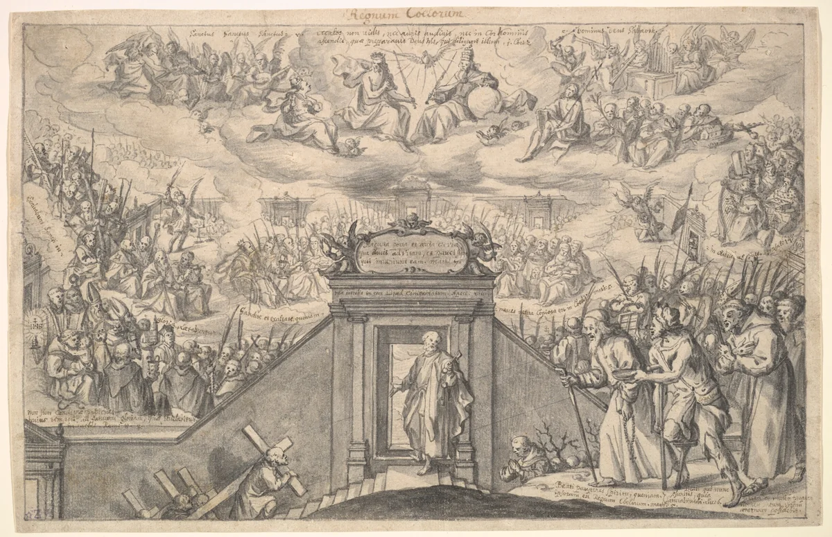 The Reign of Heavens by anonymous, drawing, 1650-1700