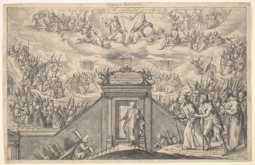 The Reign of Heavens by anonymous, drawing, 1650-1700