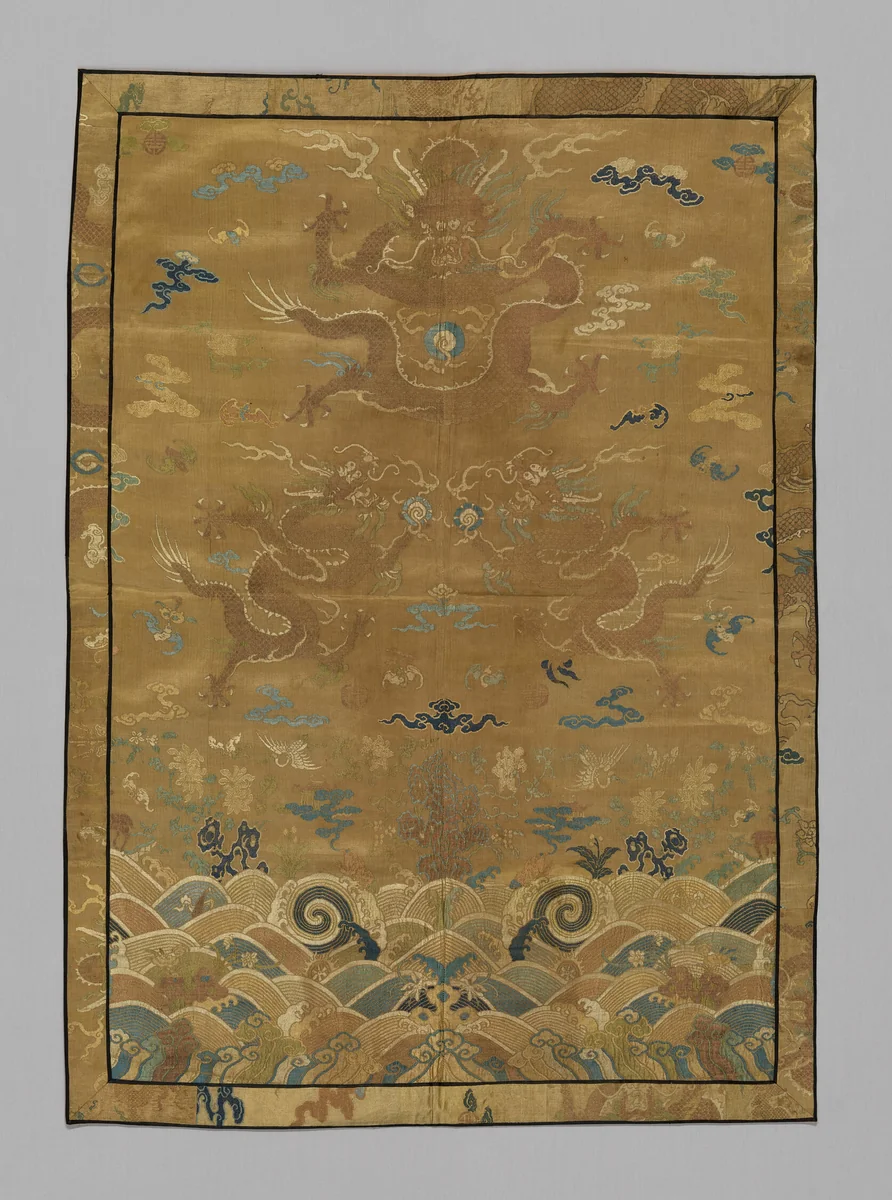 Panel (Dress Fabric) by Han-Chinese, textile, 1875-1900