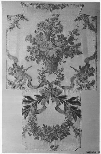 Woven silk upholstery for a chair by Philippe de Lasalle, textile, 1765-1775