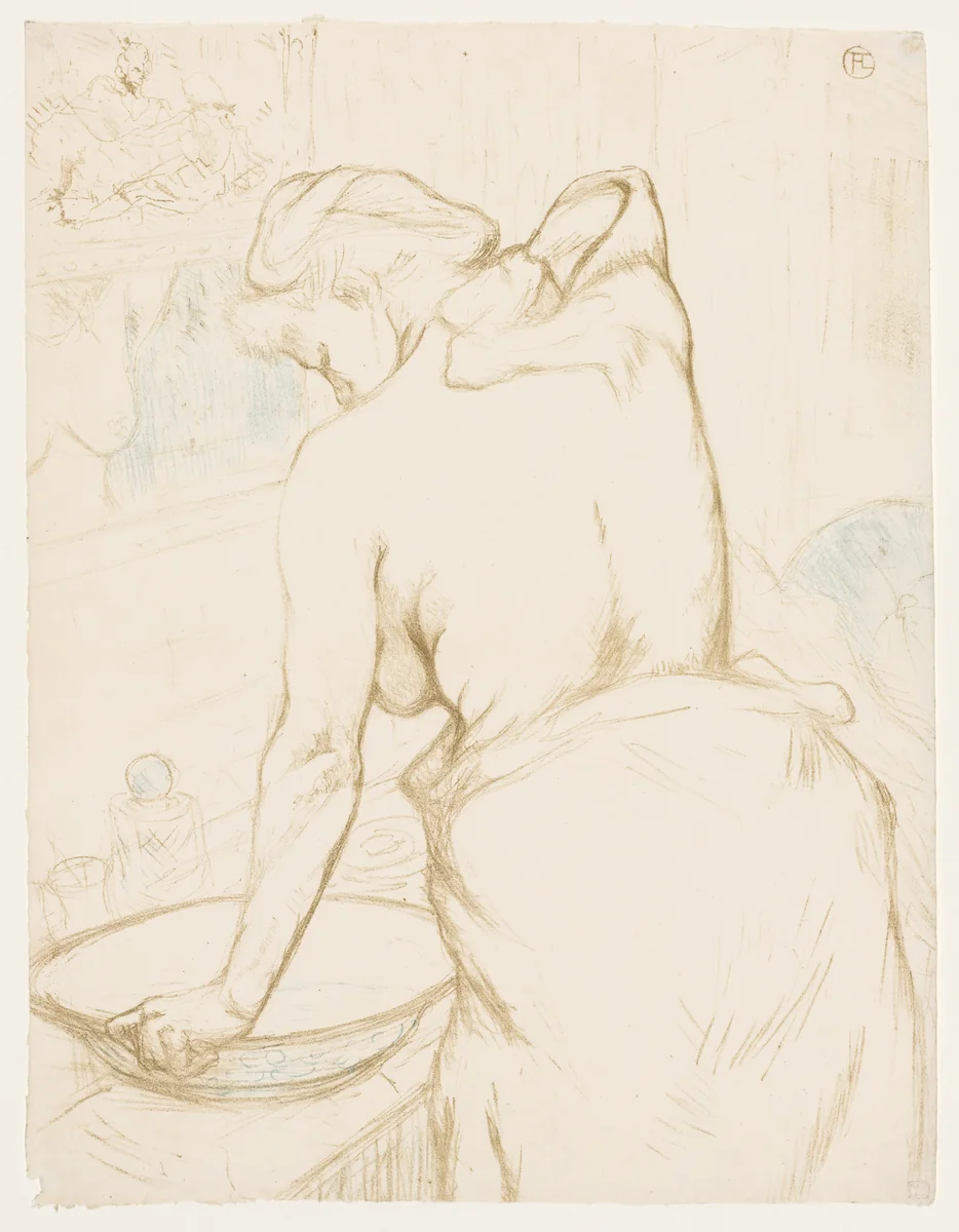 Elles: The Toilet by Henri de Toulouse-Lautrec, print, 1896