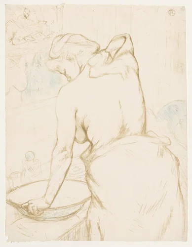 Elles: The Toilet by Henri de Toulouse-Lautrec, print, 1896