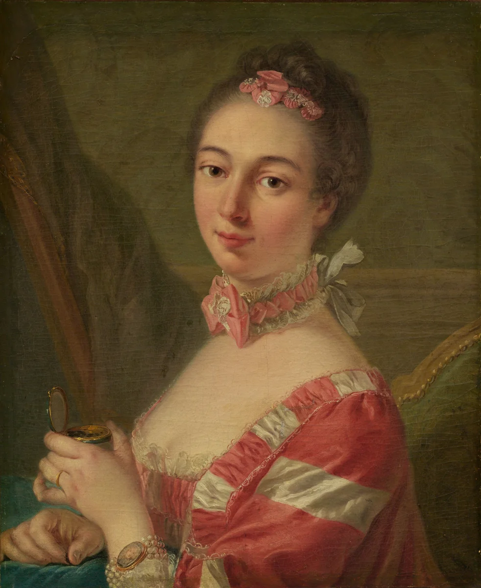 Portrait of a Lady by Louis Michel Van Loo, painting, 1700-1799
