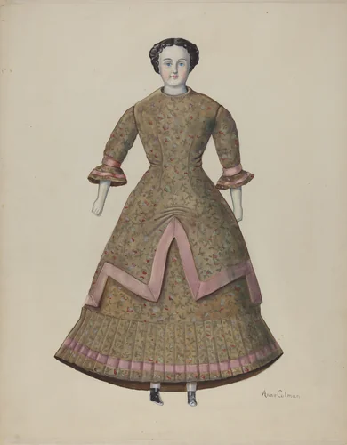 Doll - "Lydia" by Anne Colman, index of american design, 1937
