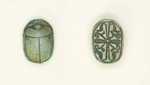 Scarab: Cross Pattern by Egyptian, other, -1550--1295