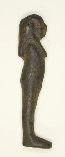 Amulet of the God Imsety (one of the four Sons of Horus) by Egyptian, metalwork, -664--332