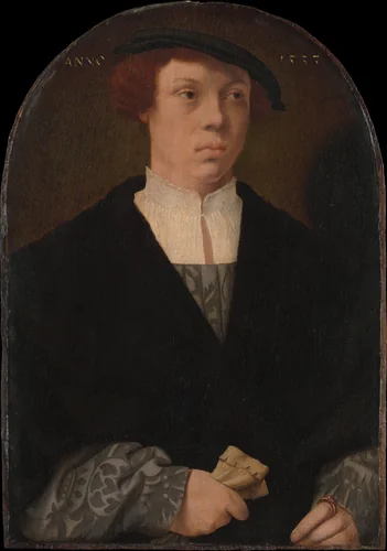 Portrait of a Man by Barthel Bruyn, painting, 1533