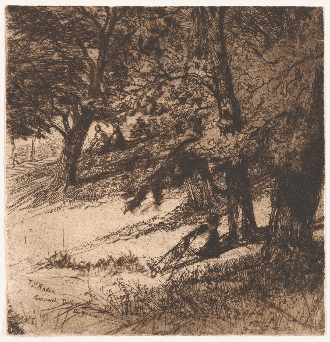 Sub Tegmine... by Sir Francis Seymour Haden, print, 1859