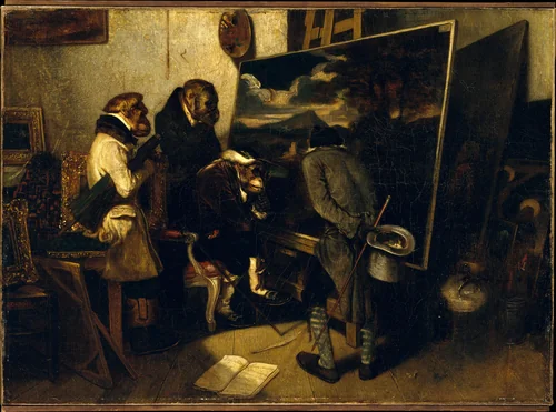 The Experts by Alexandre-Gabriel Decamps, painting, 1837
