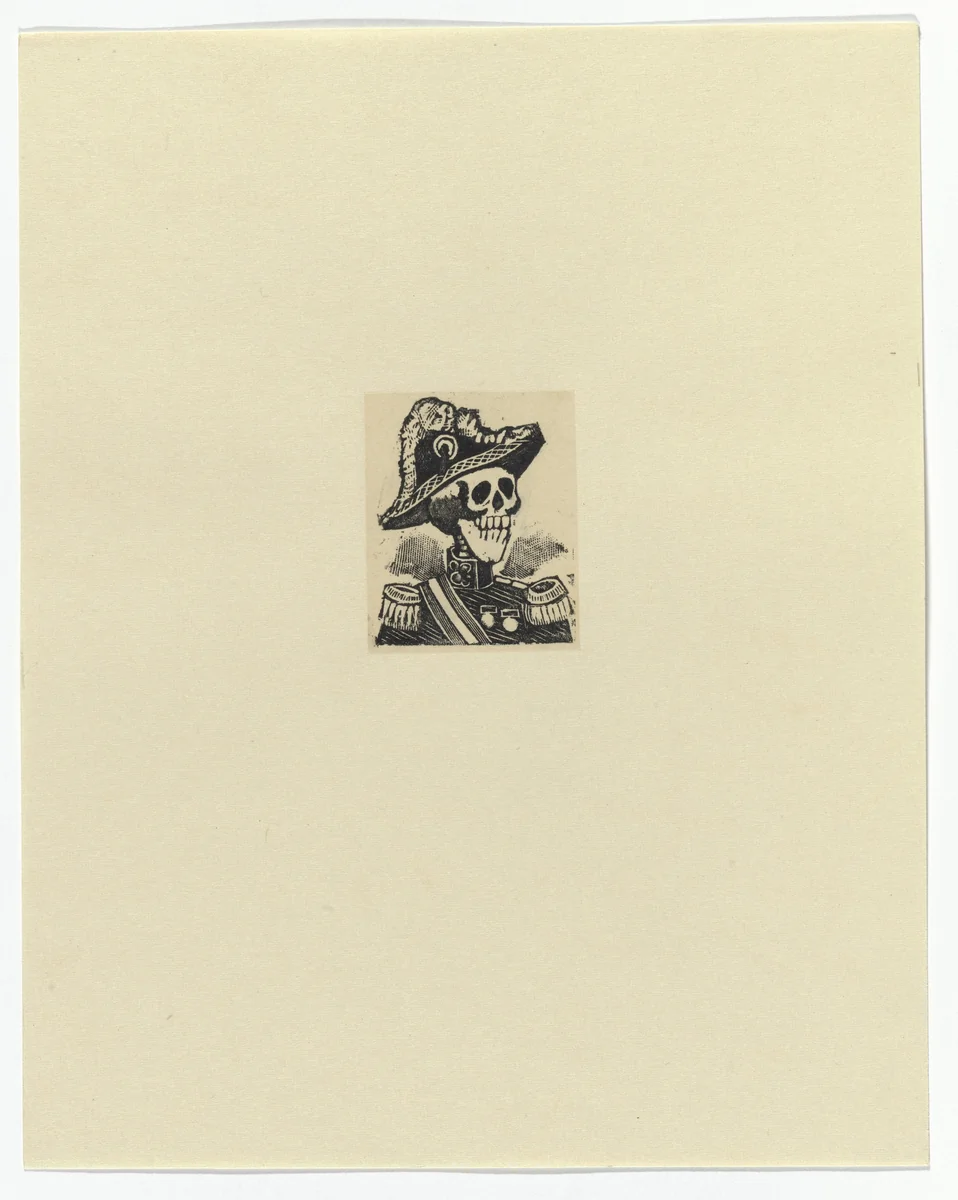 Federal Calavera (Calavera Federal) by José Guadalupe Posada, print