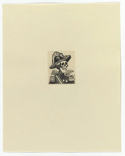 Federal Calavera (Calavera Federal) by José Guadalupe Posada, print