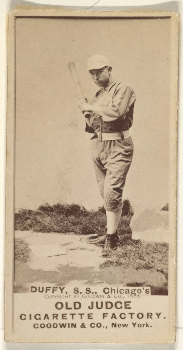 Hugh Duffy, Shortstop, Chicago, from the Old Judge series (N172) for Old Judge Cigarettes by Goodwin & Company, photograph, 1888