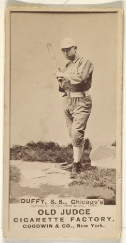 Hugh Duffy, Shortstop, Chicago, from the Old Judge series (N172) for Old Judge Cigarettes by Goodwin & Company, photograph, 1888