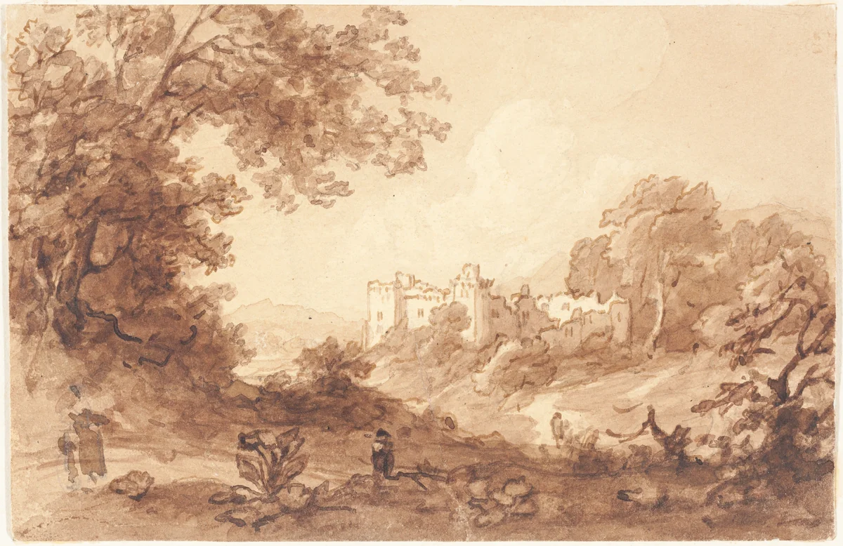 Carew Castle, Pembrokeshire by British 19th Century, drawing, 1800-1899