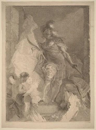 Saint Florian by Johann Beheim, Franz Anton Maulbertsch, print, 1730-1770