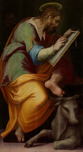 Saint Luke by Giorgio Vasari, painting, 1570-1571
