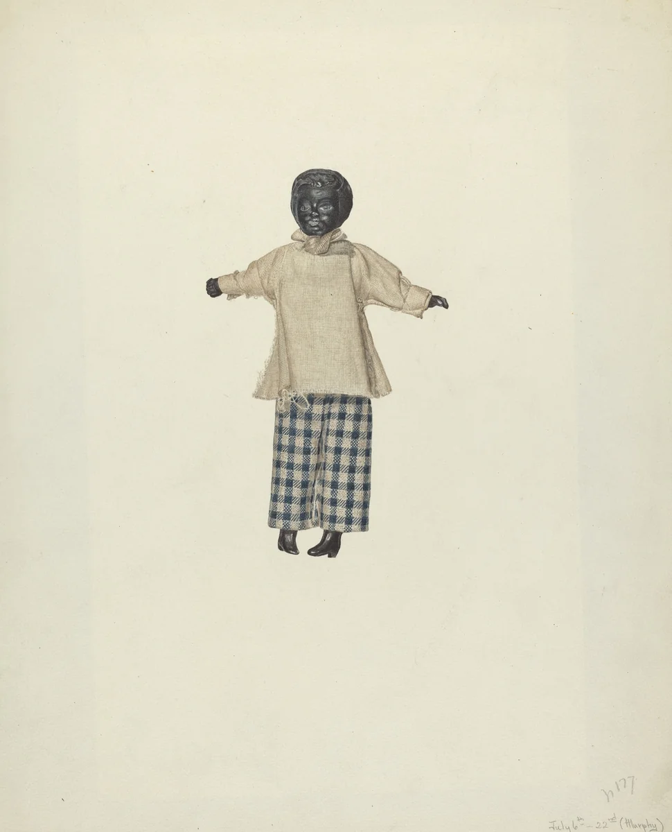 China Headed Negro Doll by Henry Murphy, index of american design, 1935-1942